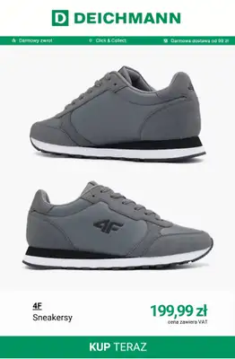 Deichmann - gazetka promocyjna Nowe sneakersy męskie od wtorku 24.03  - strona 9