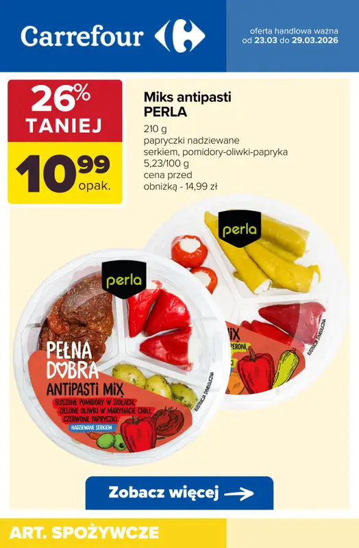 Carrefour - gazetka promocyjna DANIA GOTOWE na obiad od wtorku 24.03 do niedzieli 29.03 - strona 6
