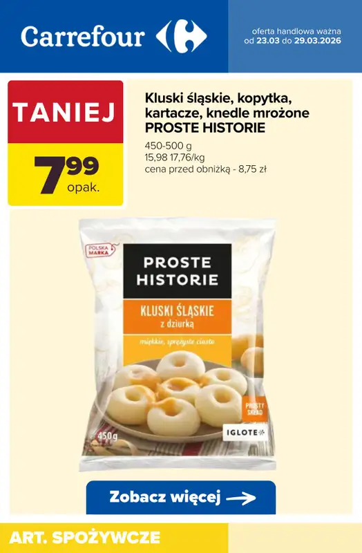 Carrefour - gazetka promocyjna DANIA GOTOWE na obiad od wtorku 24.03 do niedzieli 29.03 - strona 8