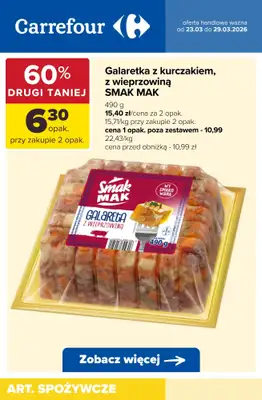 Carrefour - gazetka promocyjna DANIA GOTOWE na obiad od wtorku 24.03 do niedzieli 29.03 - strona 3