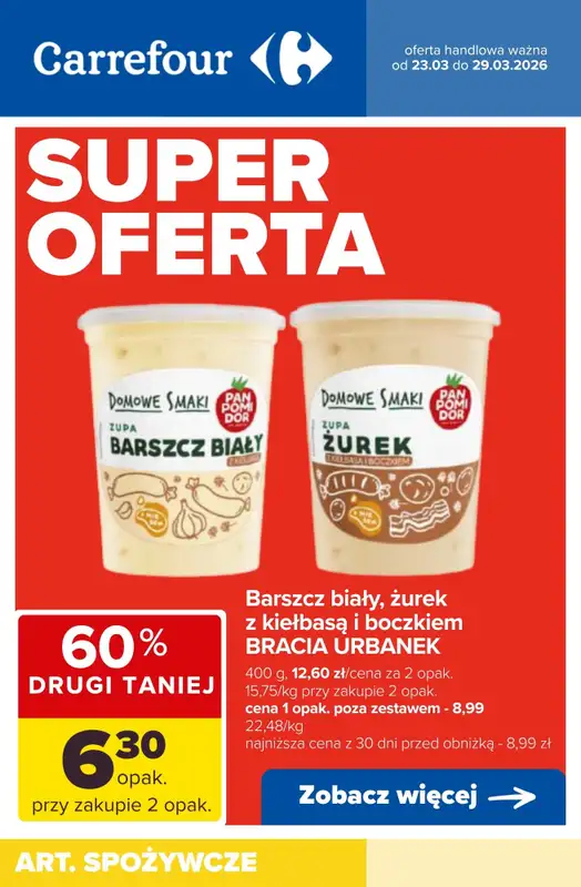 Carrefour - gazetka promocyjna DANIA GOTOWE na obiad   - strona 2