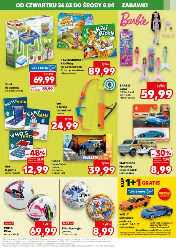 Kaufland - gazetka promocyjna Oferta Kaufland - Non Food od czwartku 26.03 do środy 08.04 - strona 11