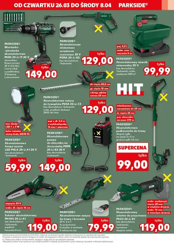 Kaufland - gazetka promocyjna Oferta Kaufland - Non Food od czwartku 26.03 do środy 08.04 - strona 5