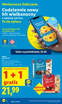 Lidl - gazetka promocyjna Oferta od poniedziałku od poniedziałku 23.03 do środy 25.03 - strona 2