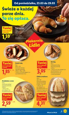 Lidl - gazetka promocyjna Oferta od poniedziałku od poniedziałku 23.03 do środy 25.03 - strona 21