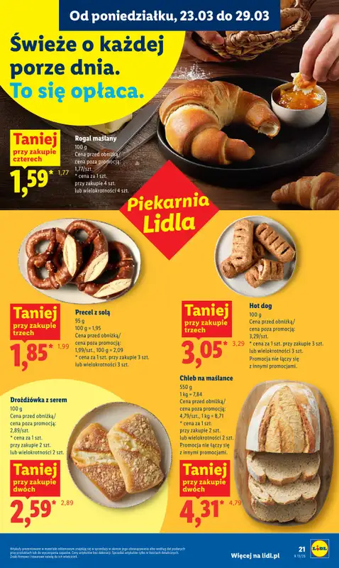 Lidl - gazetka promocyjna Oferta od poniedziałku od poniedziałku 23.03 do środy 25.03 - strona 21