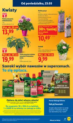 Lidl - gazetka promocyjna Oferta od poniedziałku od poniedziałku 23.03 do środy 25.03 - strona 57