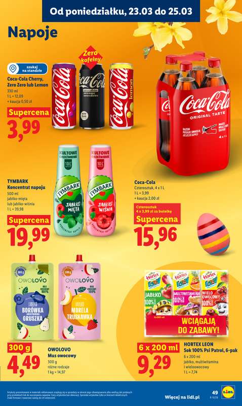 Lidl - gazetka promocyjna Oferta od poniedziałku od poniedziałku 23.03 do środy 25.03 - strona 49