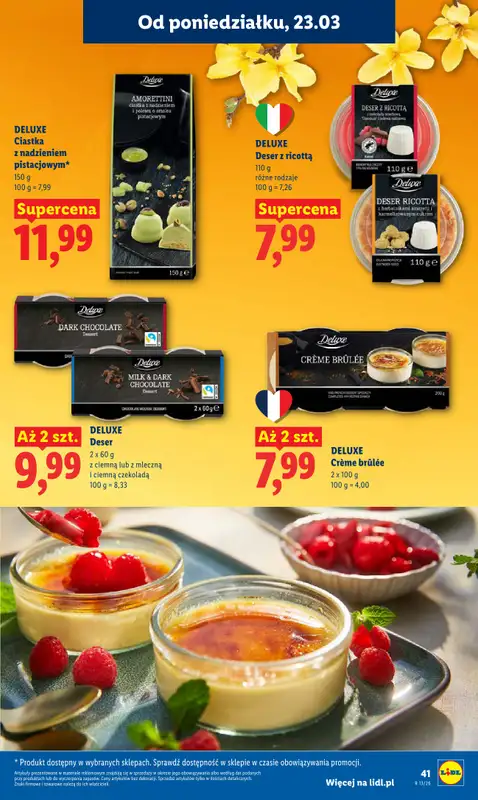 Lidl - gazetka promocyjna Oferta od poniedziałku od poniedziałku 23.03 do środy 25.03 - strona 41