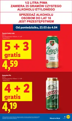 Lidl - gazetka promocyjna Oferta od poniedziałku od poniedziałku 23.03 do środy 25.03 - strona 11
