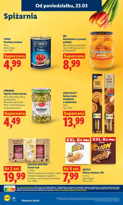 Lidl - gazetka promocyjna Oferta od poniedziałku od poniedziałku 23.03 do środy 25.03 - strona 56
