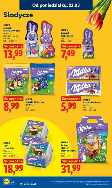 Lidl - gazetka promocyjna Oferta od poniedziałku od poniedziałku 23.03 do środy 25.03 - strona 34