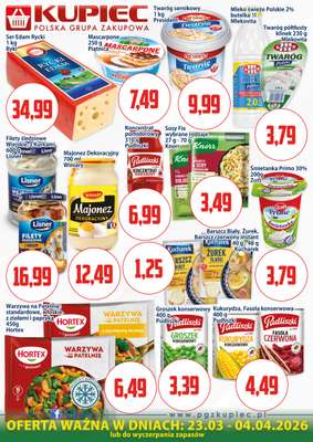 Kupiec - gazetka promocyjna Oferta plakatowa od poniedziałku 23.03 do soboty 04.04 - strona 3