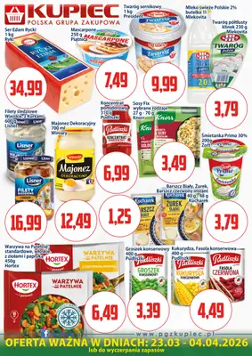Kupiec - gazetka promocyjna Oferta plakatowa od poniedziałku 23.03 do soboty 04.04 - strona 3