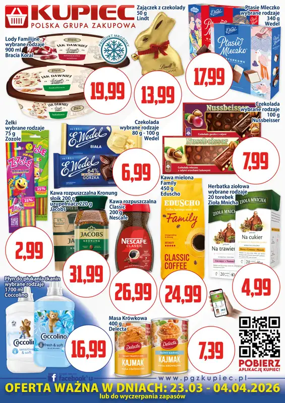 Kupiec - gazetka promocyjna Oferta plakatowa od poniedziałku 23.03 do soboty 04.04 - strona 4