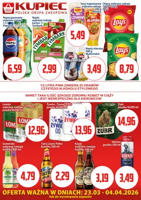 Kupiec - gazetka promocyjna Oferta plakatowa od poniedziałku 23.03 do soboty 04.04 - strona 5
