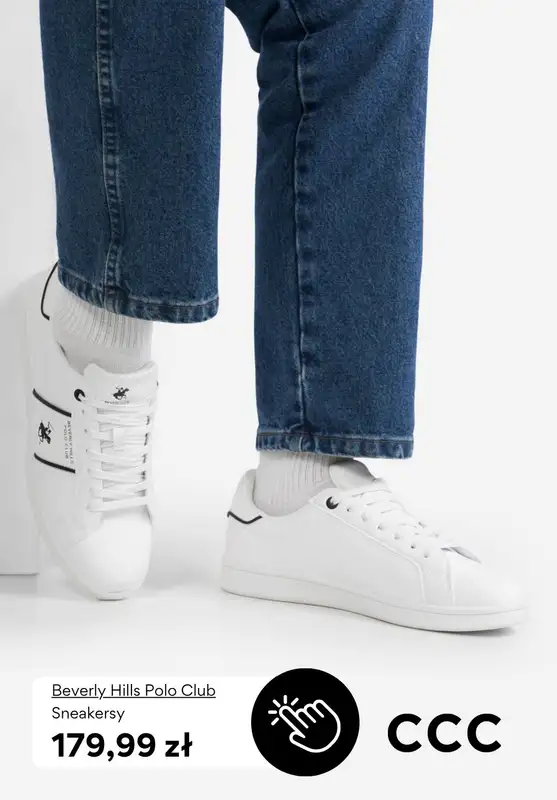 CCC - gazetka promocyjna Męskie białe SNEAKERSY od wtorku 24.03  - strona 7