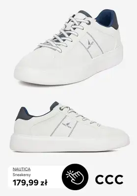 CCC - gazetka promocyjna Męskie białe SNEAKERSY od wtorku 24.03  - strona 6