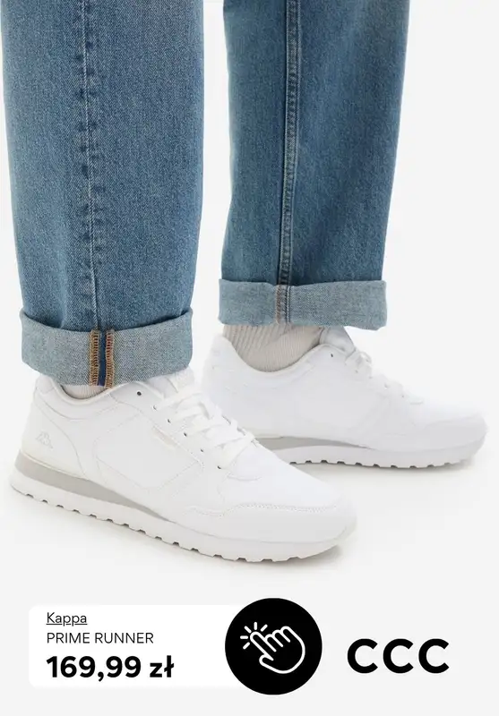 CCC - gazetka promocyjna Męskie białe SNEAKERSY   - strona 3