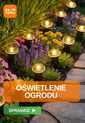 Temu - gazetka promocyjna Oświetlenie ogrodu od wtorku 24.03 
