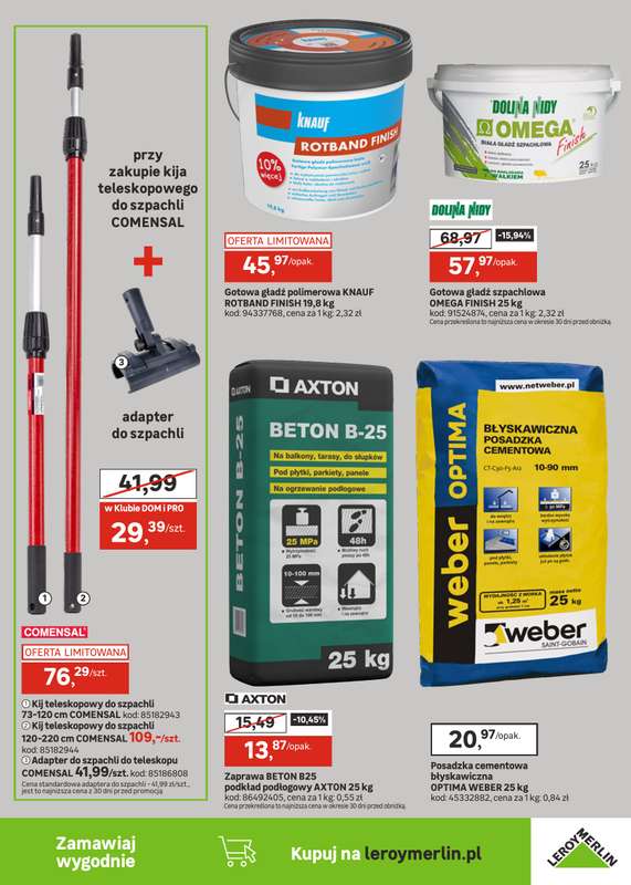 Leroy Merlin - gazetka promocyjna Okazje dla PROfesjonalistów od wtorku 24.03 do poniedziałku 06.04 - strona 31