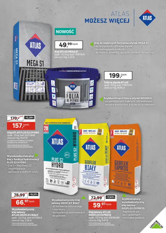 Leroy Merlin - gazetka promocyjna Okazje dla PROfesjonalistów od wtorku 24.03 do poniedziałku 06.04 - strona 22