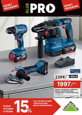 Leroy Merlin - gazetka promocyjna Okazje dla PROfesjonalistów od wtorku 24.03 do poniedziałku 06.04