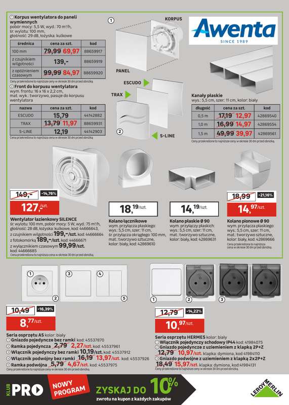 Leroy Merlin - gazetka promocyjna Okazje dla PROfesjonalistów od wtorku 24.03 do poniedziałku 06.04 - strona 21