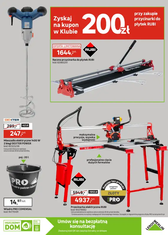 Leroy Merlin - gazetka promocyjna Okazje dla PROfesjonalistów od wtorku 24.03 do poniedziałku 06.04 - strona 27
