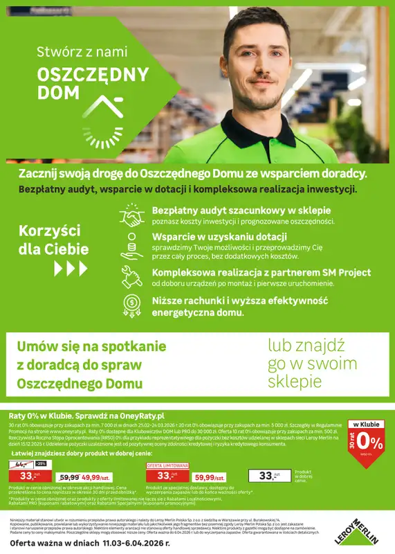 Leroy Merlin - gazetka promocyjna Okazje dla PROfesjonalistów od wtorku 24.03 do poniedziałku 06.04 - strona 42