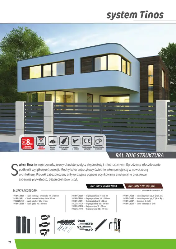 Leroy Merlin - gazetka promocyjna Ogrodzenia Polbram od wtorku 24.03 do czwartku 31.12 - strona 20
