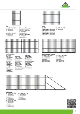Leroy Merlin - gazetka promocyjna Ogrodzenia Polbram od wtorku 24.03 do czwartku 31.12 - strona 15