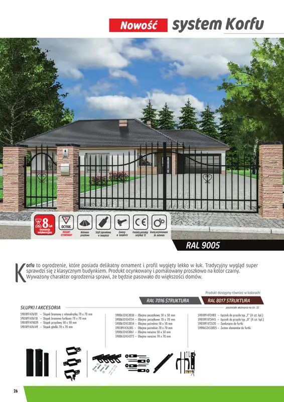 Leroy Merlin - gazetka promocyjna Ogrodzenia Polbram od wtorku 24.03 do czwartku 31.12 - strona 26