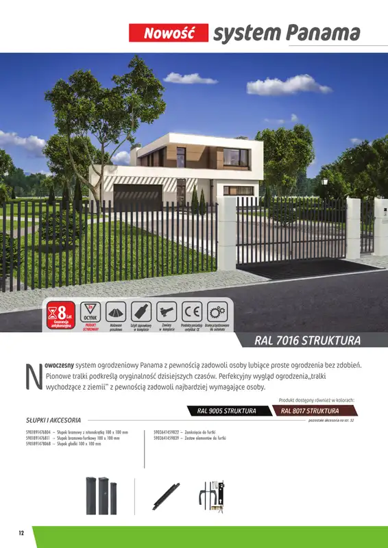 Leroy Merlin - gazetka promocyjna Ogrodzenia Polbram od wtorku 24.03 do czwartku 31.12 - strona 12