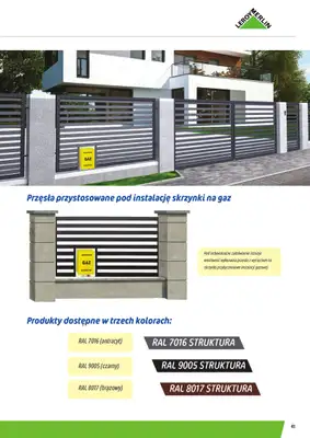 Leroy Merlin - gazetka promocyjna Ogrodzenia Polbram od wtorku 24.03 do czwartku 31.12 - strona 41