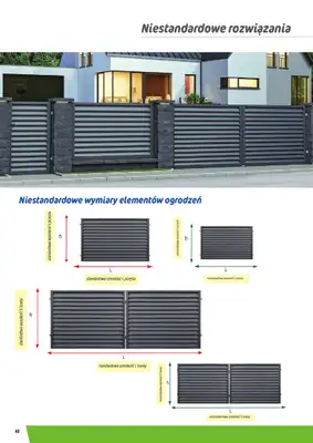 Leroy Merlin - gazetka promocyjna Ogrodzenia Polbram od wtorku 24.03 do czwartku 31.12 - strona 40