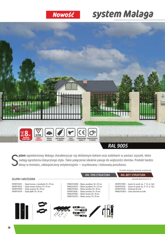 Leroy Merlin - gazetka promocyjna Ogrodzenia Polbram od wtorku 24.03 do czwartku 31.12 - strona 28