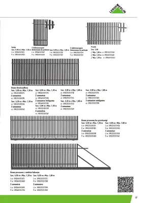 Leroy Merlin - gazetka promocyjna Ogrodzenia Polbram od wtorku 24.03 do czwartku 31.12 - strona 17