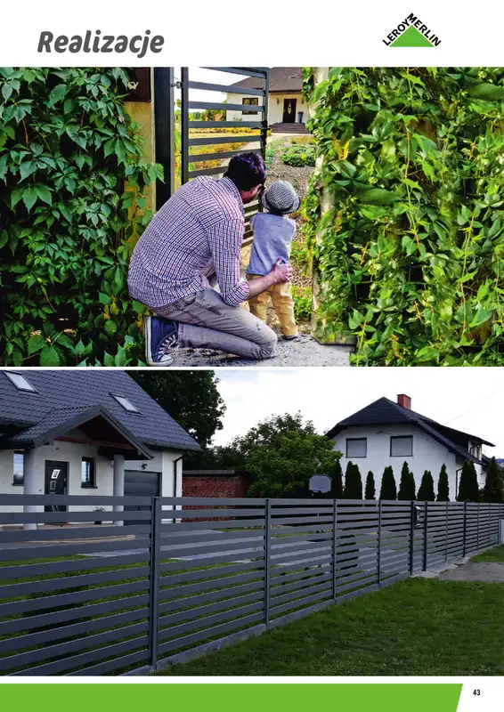 Leroy Merlin - gazetka promocyjna Ogrodzenia Polbram od wtorku 24.03 do czwartku 31.12 - strona 43