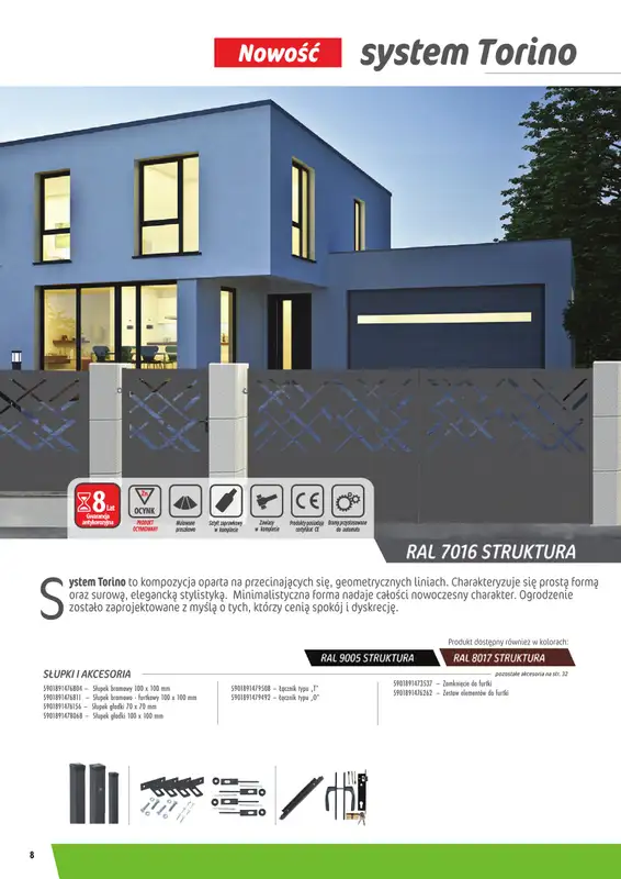 Leroy Merlin - gazetka promocyjna Ogrodzenia Polbram od wtorku 24.03 do czwartku 31.12 - strona 8