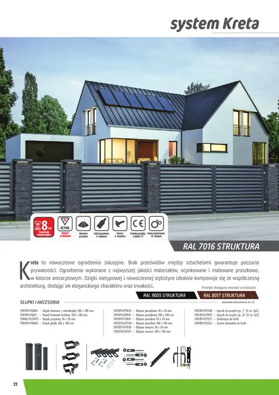 Leroy Merlin - gazetka promocyjna Ogrodzenia Polbram od wtorku 24.03 do czwartku 31.12 - strona 22