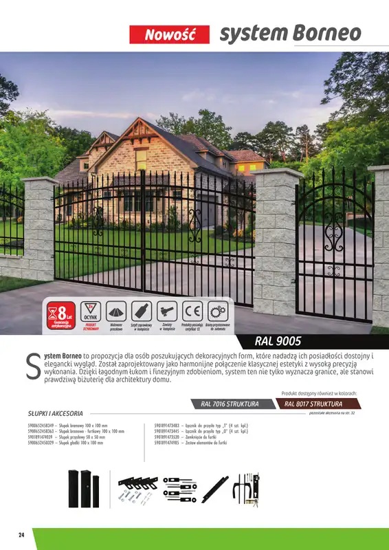 Leroy Merlin - gazetka promocyjna Ogrodzenia Polbram od wtorku 24.03 do czwartku 31.12 - strona 24
