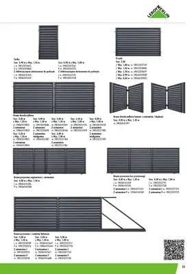Leroy Merlin - gazetka promocyjna Ogrodzenia Polbram od wtorku 24.03 do czwartku 31.12 - strona 23