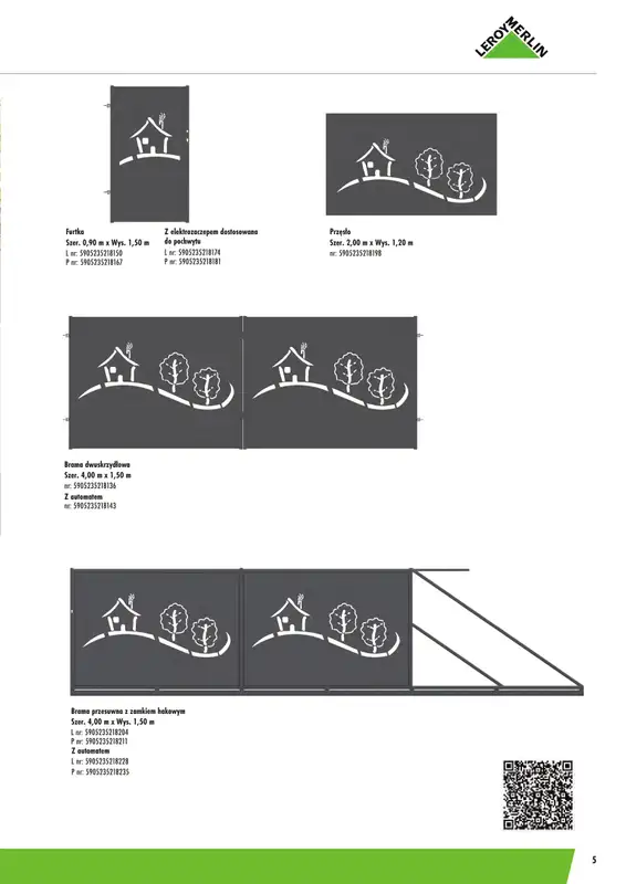 Leroy Merlin - gazetka promocyjna Ogrodzenia Polbram od wtorku 24.03 do czwartku 31.12 - strona 5