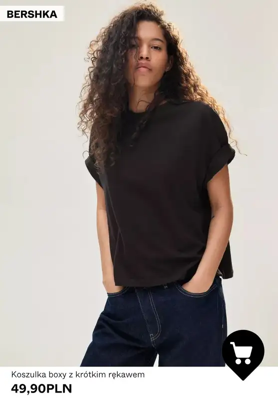 Bershka - gazetka promocyjna Odzież damska BASIC od wtorku 24.03  - strona 9