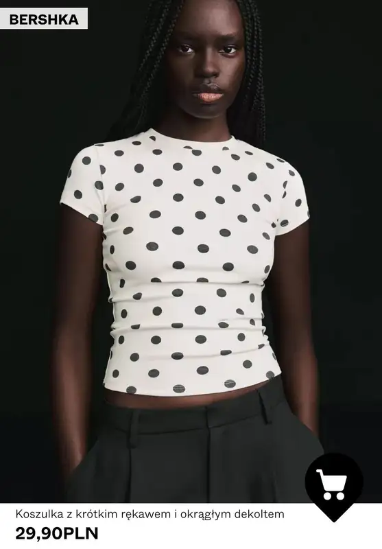 Bershka - gazetka promocyjna Odzież damska BASIC od wtorku 24.03  - strona 6