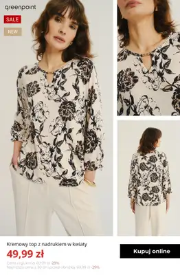 Greenpoint - gazetka promocyjna Nowości na wyprzedaży! od wtorku 24.03  - strona 7