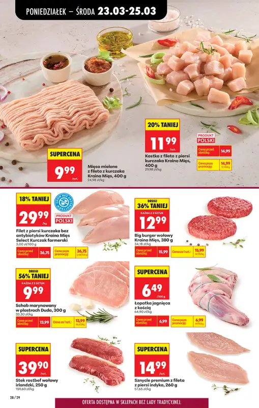 Biedronka - gazetka promocyjna Od poniedziałku od poniedziałku 23.03 do niedzieli 29.03 - strona 40