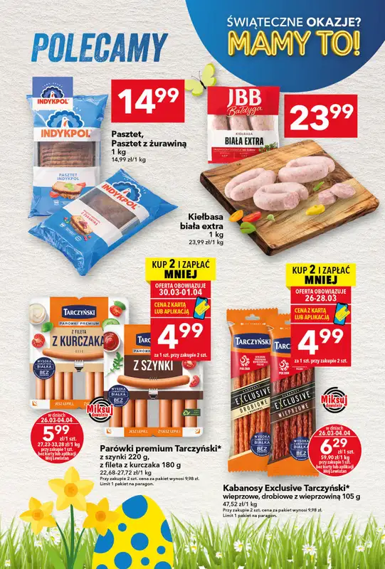 LEWIATAN - gazetka promocyjna Gazetka Świąteczne okazje Mamy to! – Bielsko Biała od czwartku 26.03 do soboty 04.04 - strona 7