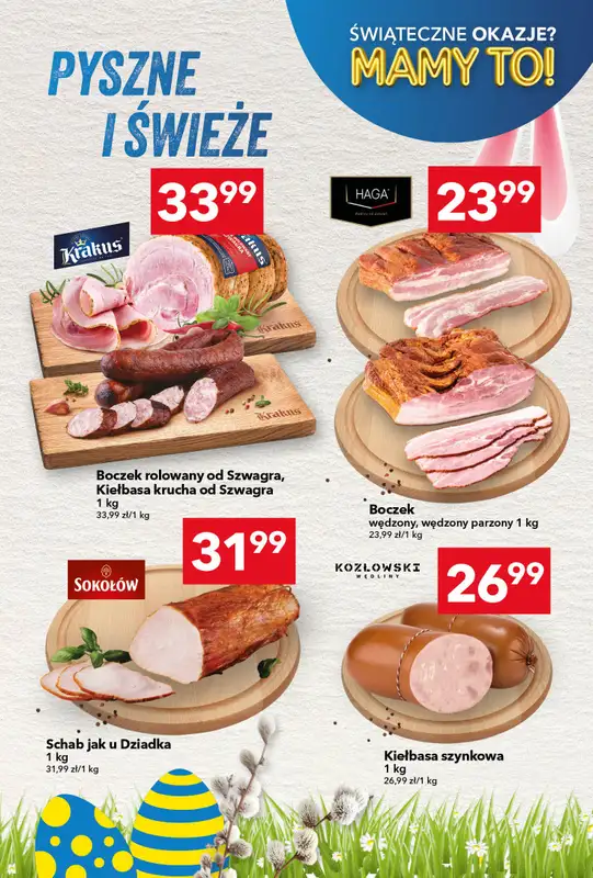 LEWIATAN - gazetka promocyjna Gazetka Świąteczne okazje Mamy to! – Bielsko Biała od czwartku 26.03 do soboty 04.04 - strona 6